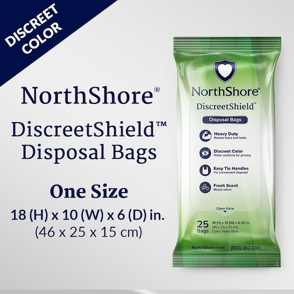 Northshore Extra Large Trash Bags, 1.5mil (thousandth of an inch), 25